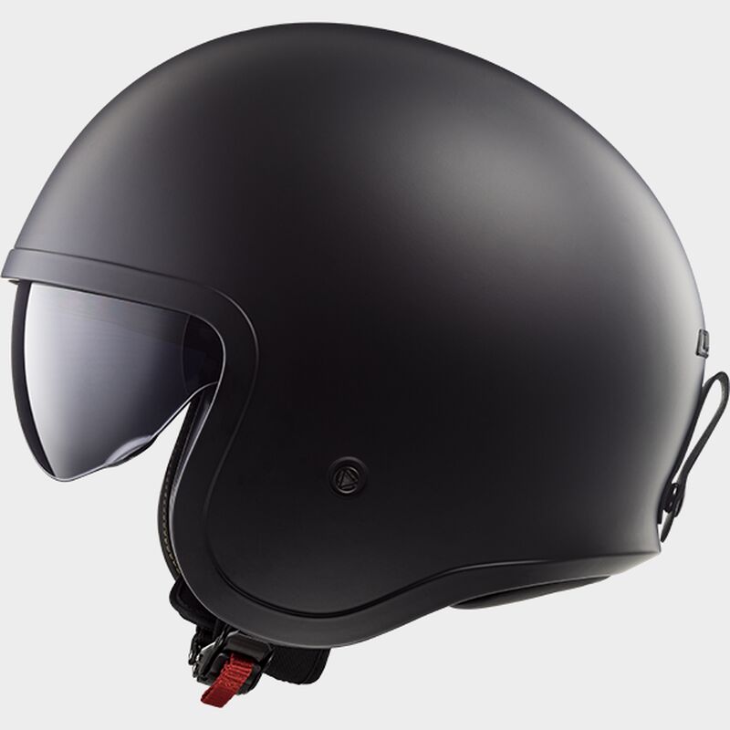 Casco Abierto LS2 Spitfire Solid Negro Mate OF599