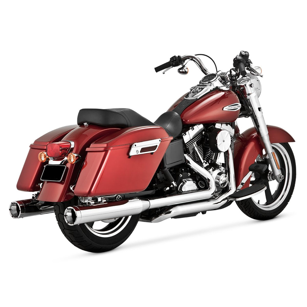 Escape Vance & Hines Switchback Monster Duals para Harley Davidson '12-'16 Dyna Switchback (Sistema Completo)