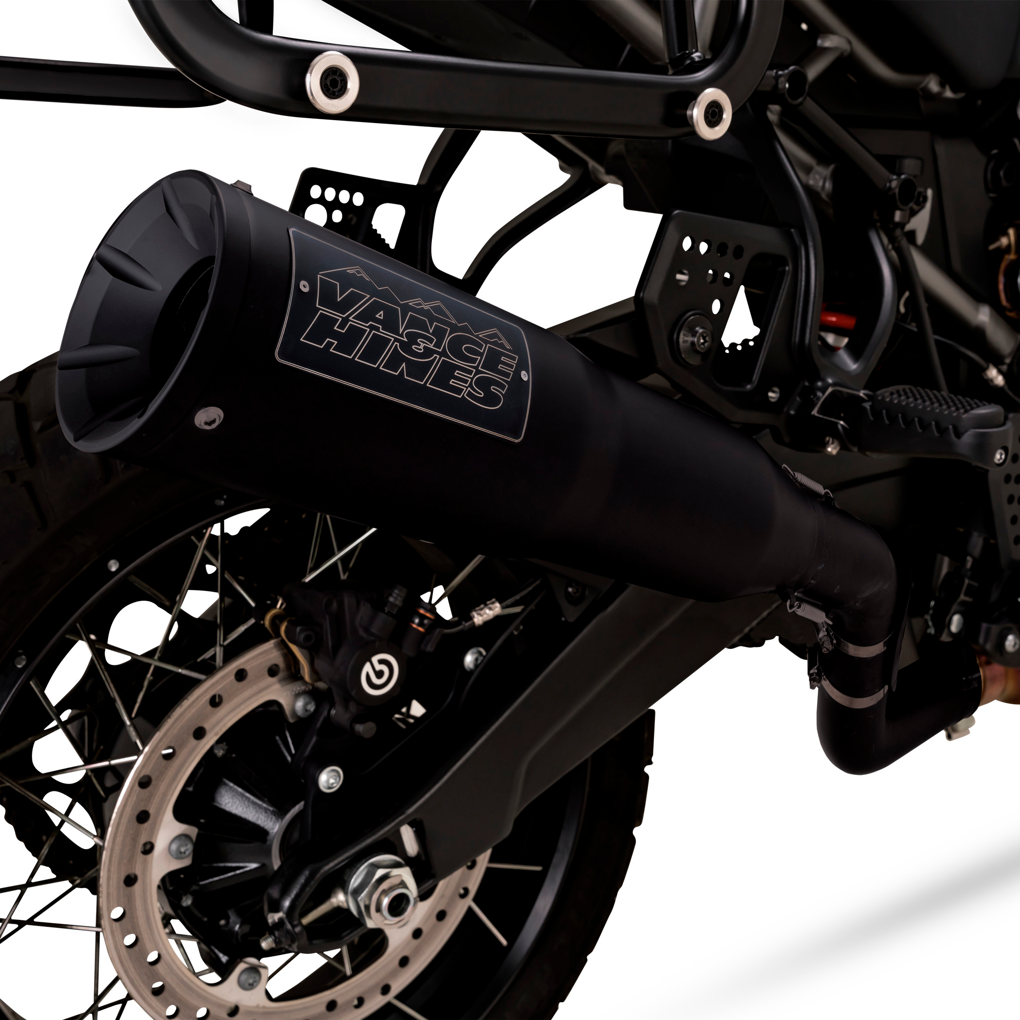 Escape Vance & Hines Adventure Hi-Output 450 Negro para Harley Davidson Pan America 1250 (Cola)