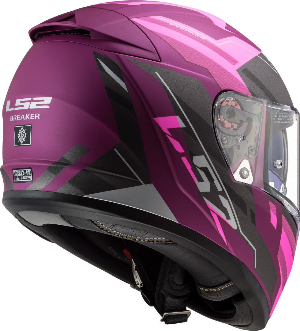 Casco Cerrado LS2 Breaker Beta Purpura Mate FF390