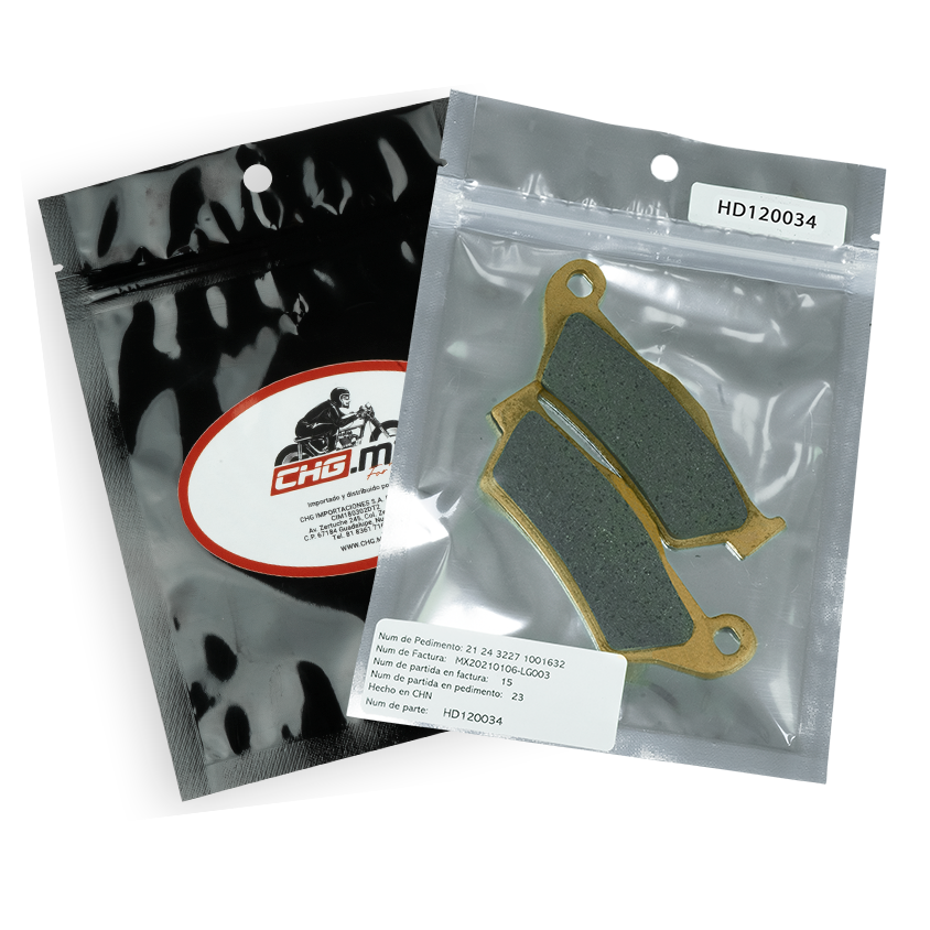 CHG.MX For Riders Balatas Traseras Semi Metalicas para Harley Davidson '15-'20 Street