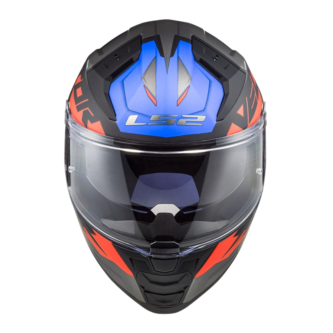 Casco Cerrado LS2 Vector II Absolute Rojo / Azul / Negro Mate FF811