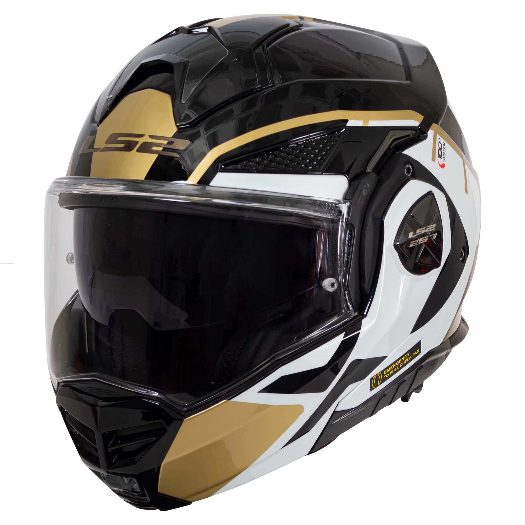 Casco Abatible LS2 Advant X Metryk Negro FF901