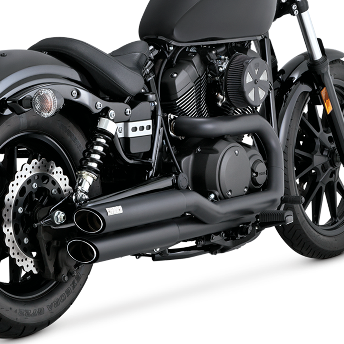 Escape Vance & Hines Twin Slash Staggered para Yamaha '14-'20 Bolt (Sistema Completo)