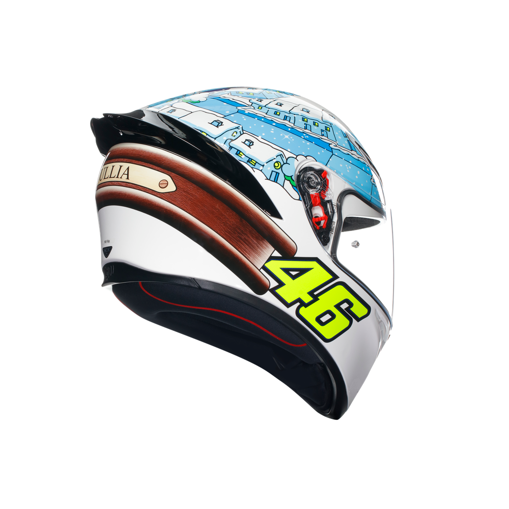 Casco Cerrado AGV K1 E2206 Rossi Winter Test 2017