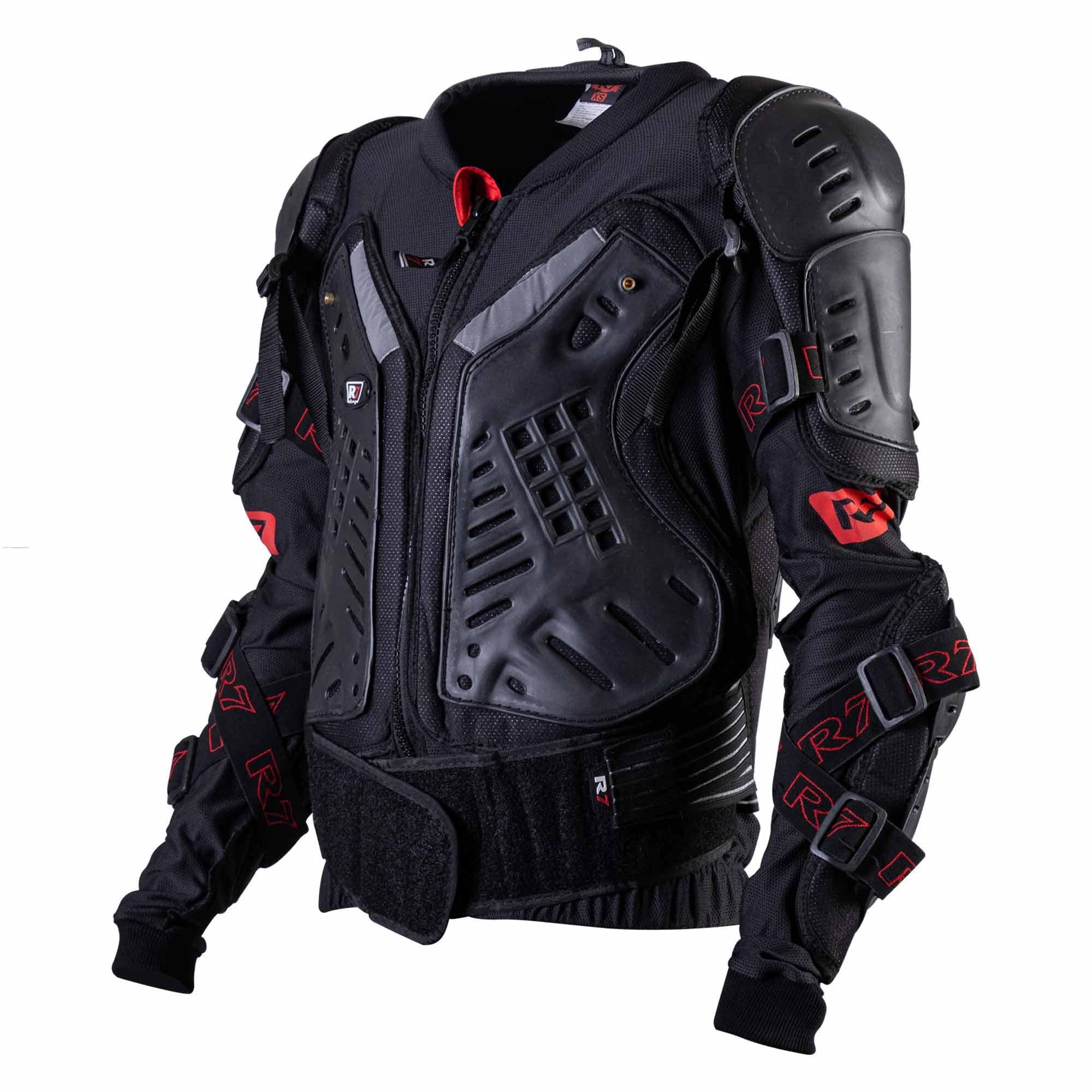 Protector de Cuerpo en Chaleco R7 Racing Negro Scorpio V2
