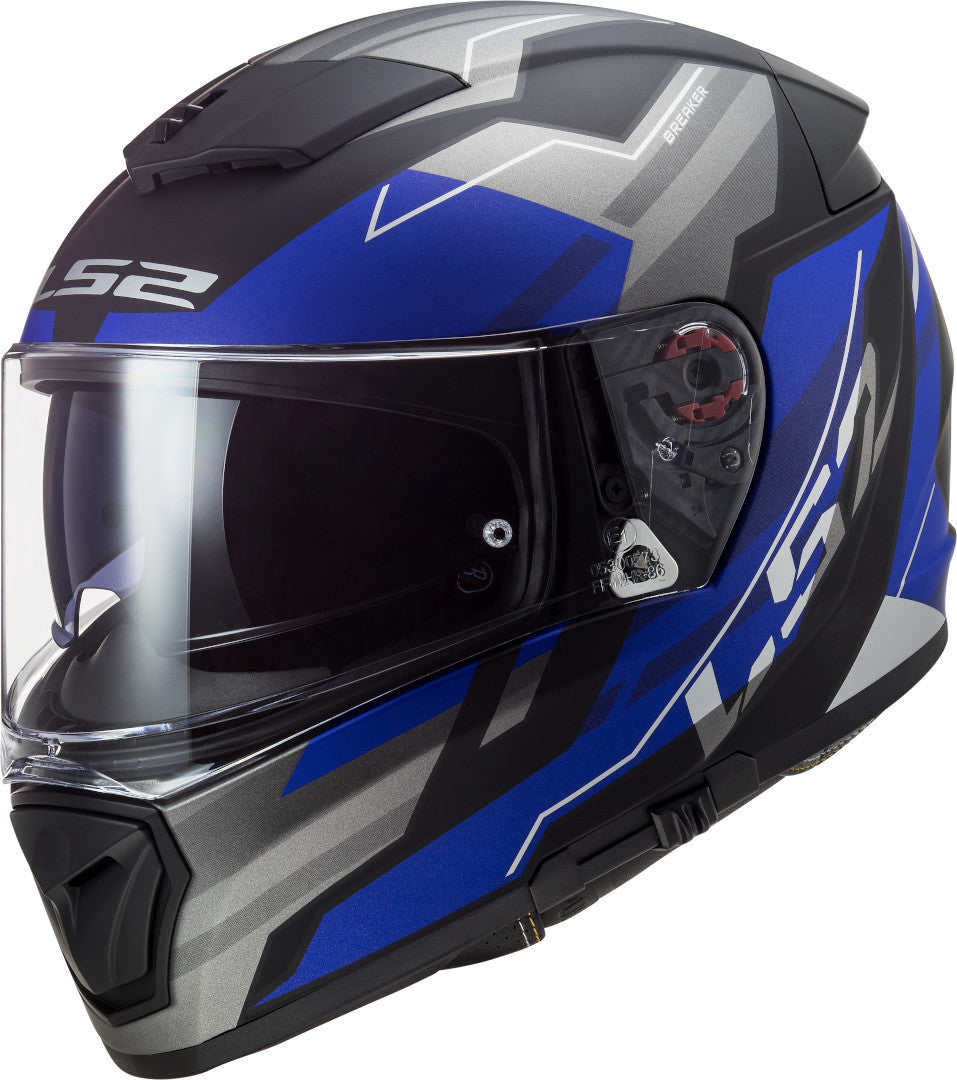 Casco Cerrado LS2 Breaker Beta Azul Mate FF390