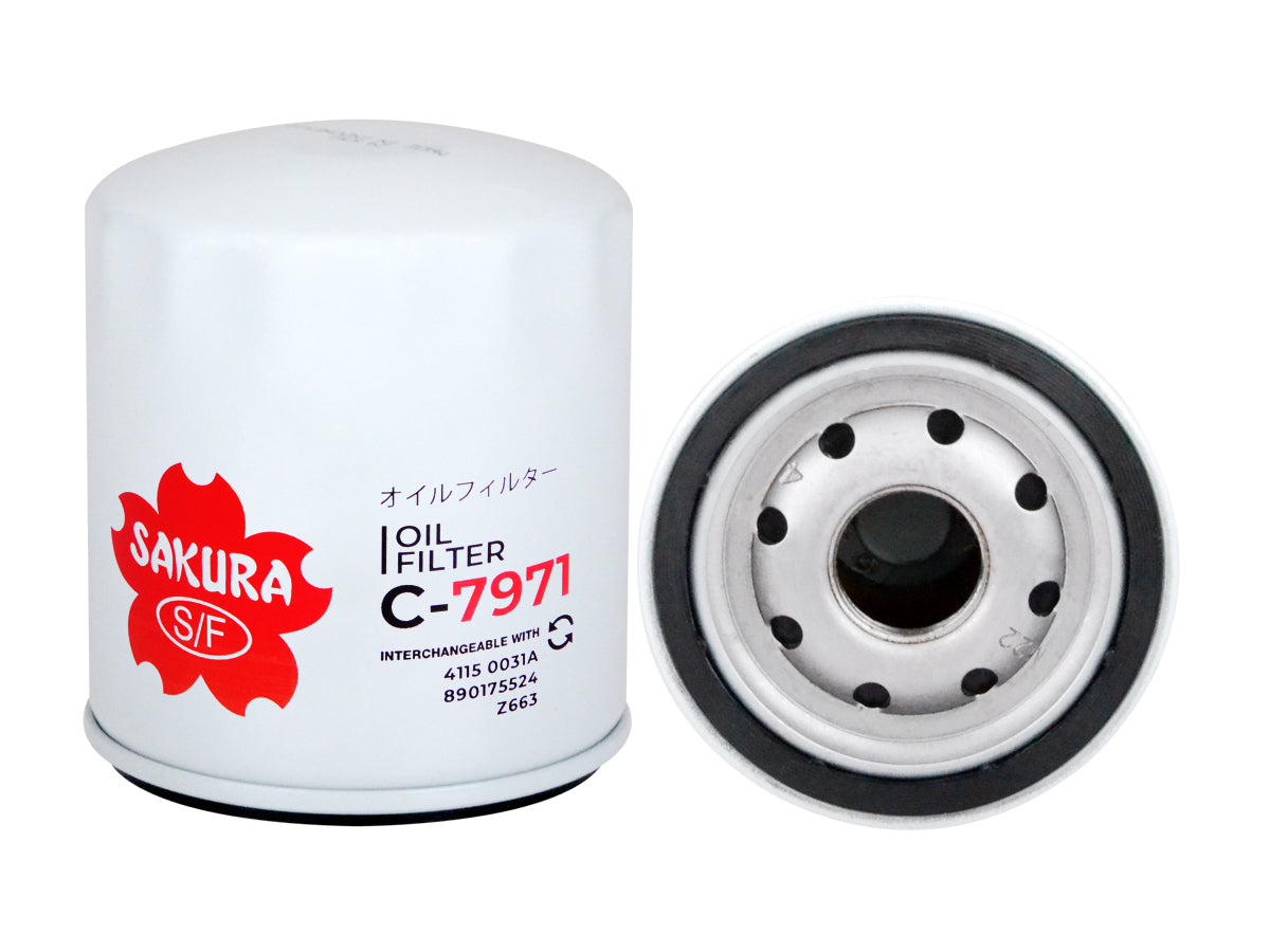 Sakura Filtro de Aceite C-7971 para Chevrolet, Chrysler, Dodge, Jeep, Suzuki & Vw