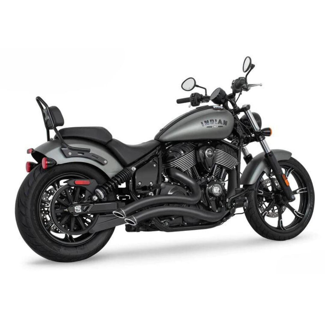 Escape Freedom Performance Sharp Curve Radius Negro para Indian '21-'24 Chief / Sport / Bobber / Super (Sistema Completo)