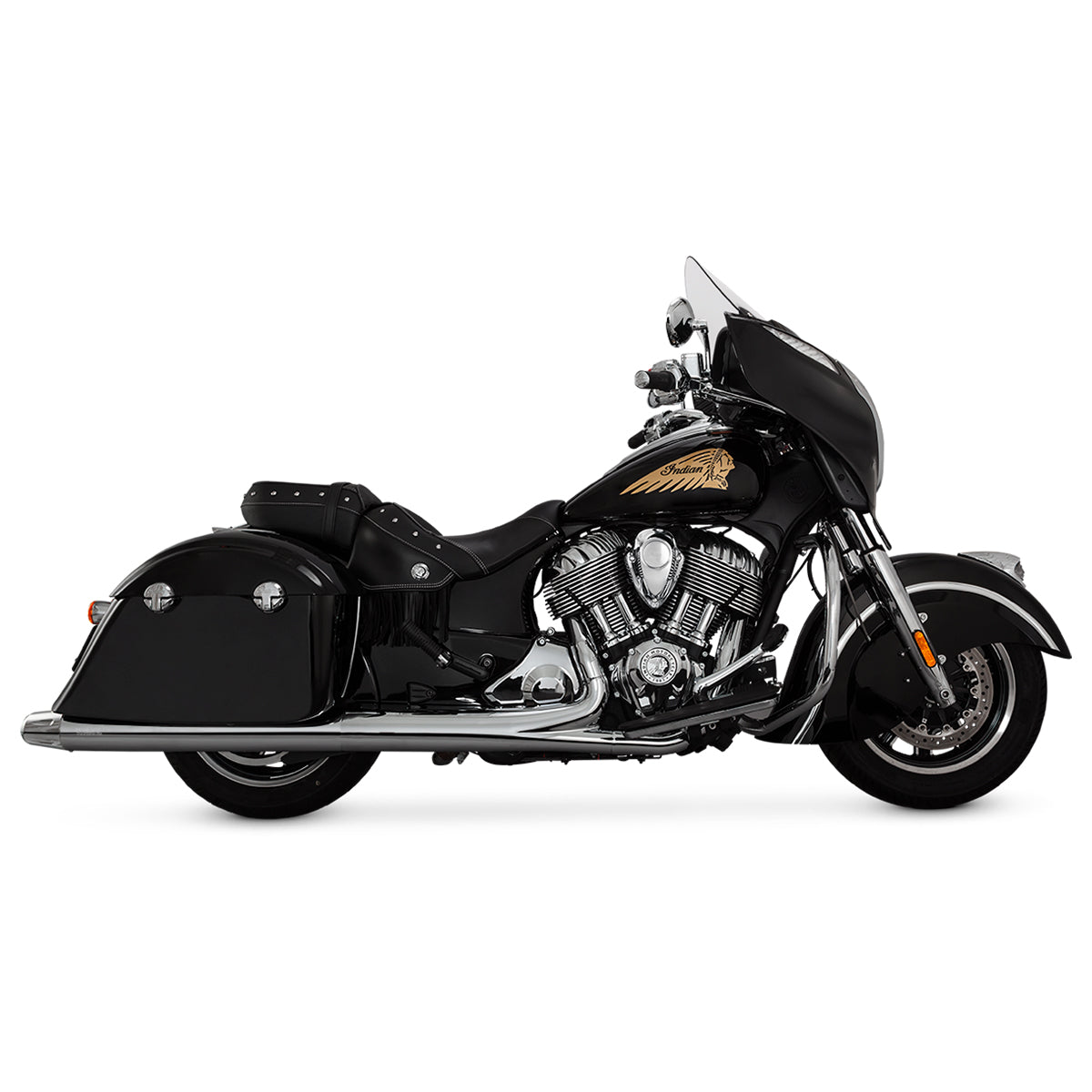 Escape Vance & Hines Classic Slip Ons Cromo para Indian '14-'21 Chief / Classic / Vintage / Dark Horse (Colas)