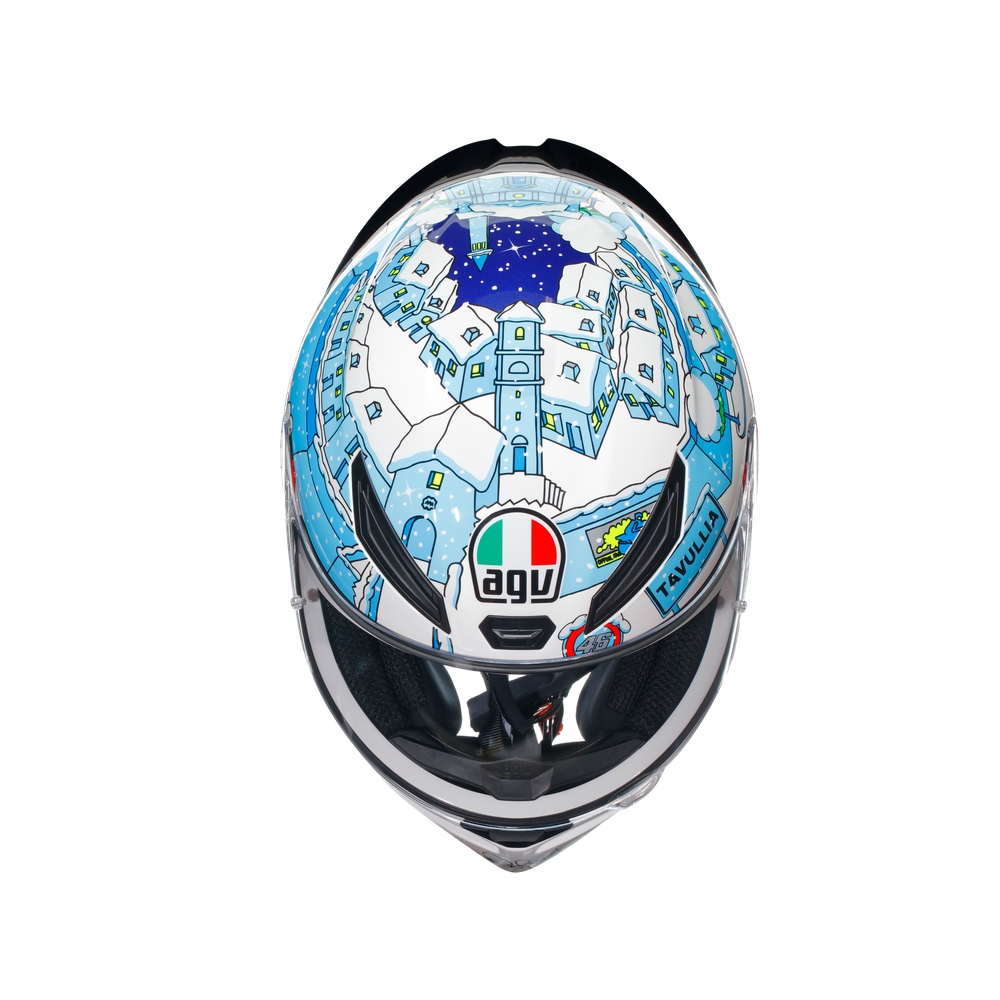 Casco Cerrado AGV K1 E2206 Rossi Winter Test 2017