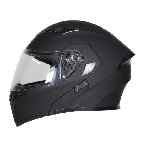 Casco Abatible R7 Racing Unscarred LED Negro Mate DOT