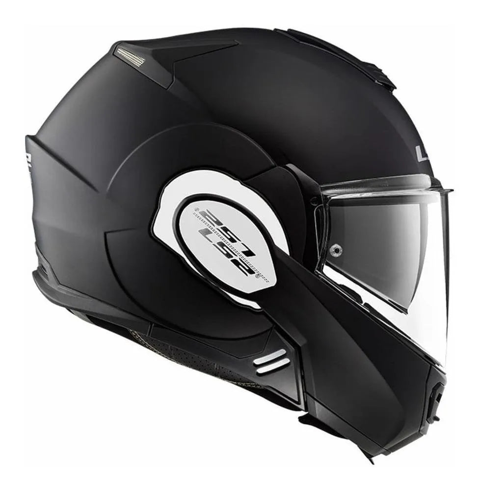 Casco Abatible LS2 Valiant 180° Solid Negro Mate FF399