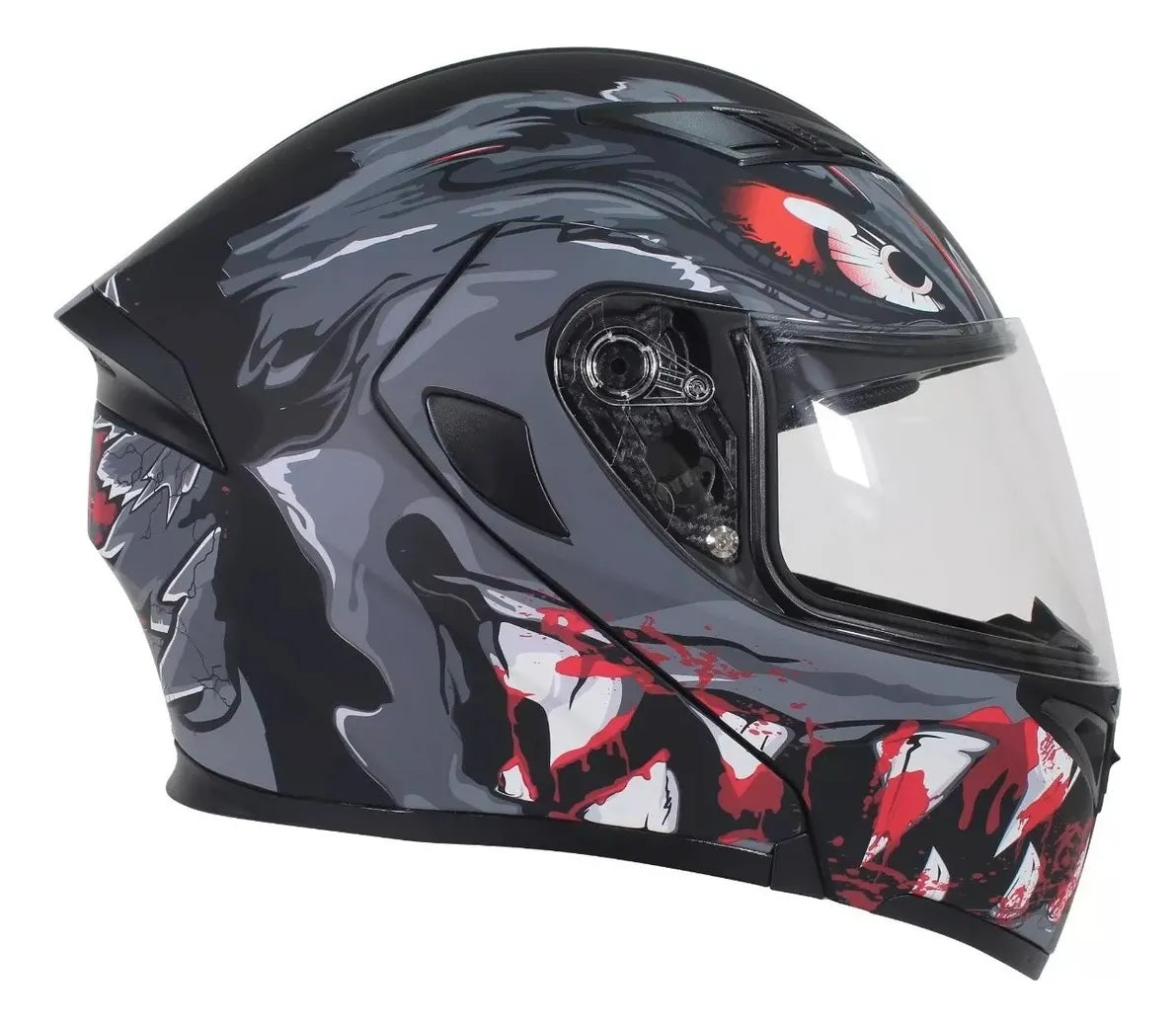 Casco Abatible R7 Racing Unscarred Piranha DOT