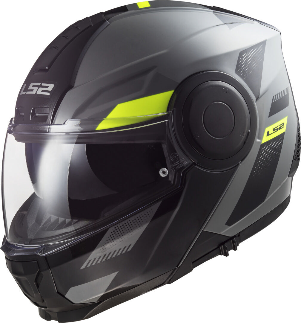 Casco Abatible LS2 Scope Max Nardo Gris / Amarillo FF902