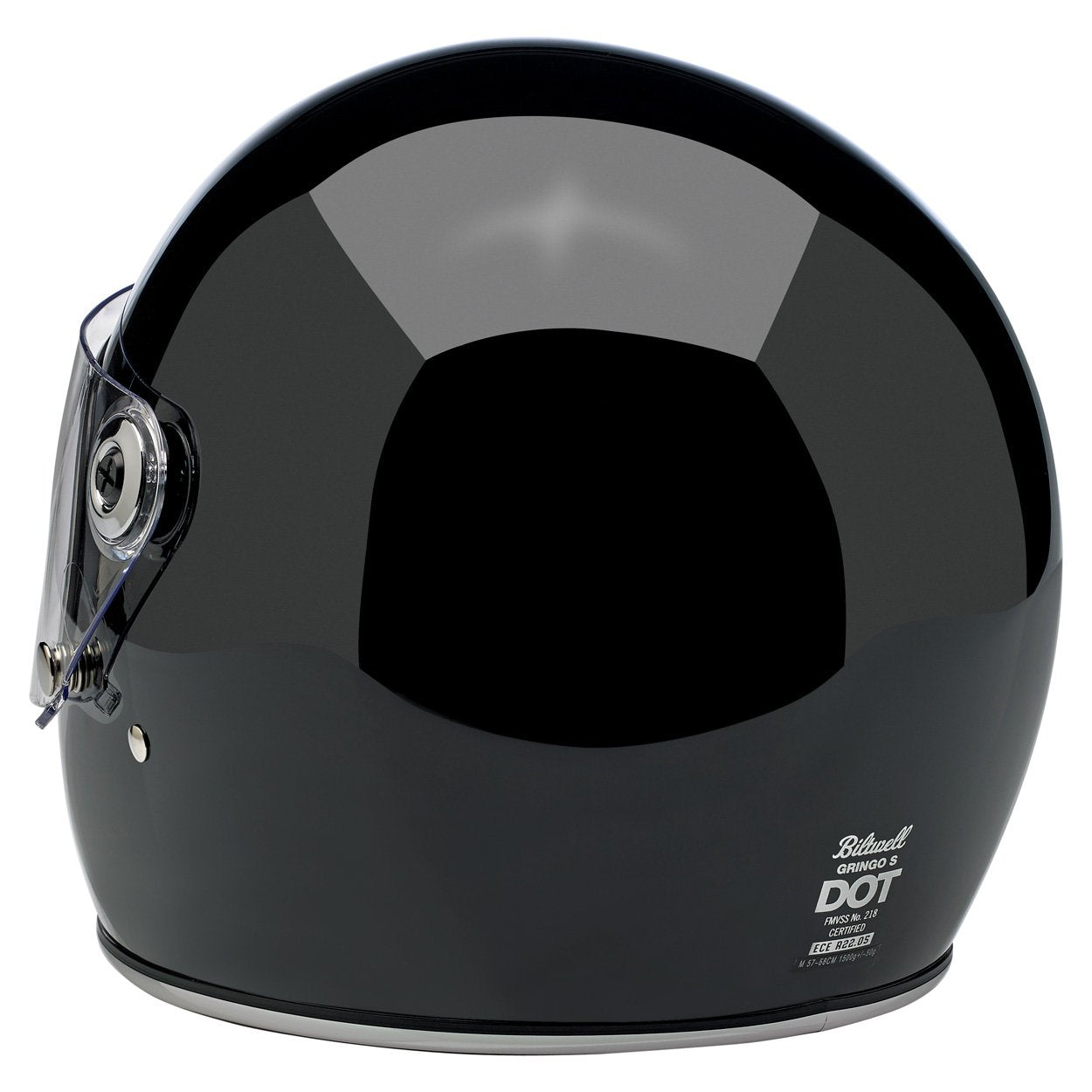 Casco Cerrado Biltwell Gringo S ECE R22.05 - Negro Brillante