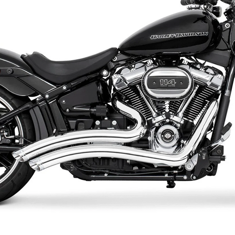 Escape Freedom Performance Sharp Curve Radius Cromo para Harley Davidson '18-'24 Softail (Sistema Completo)