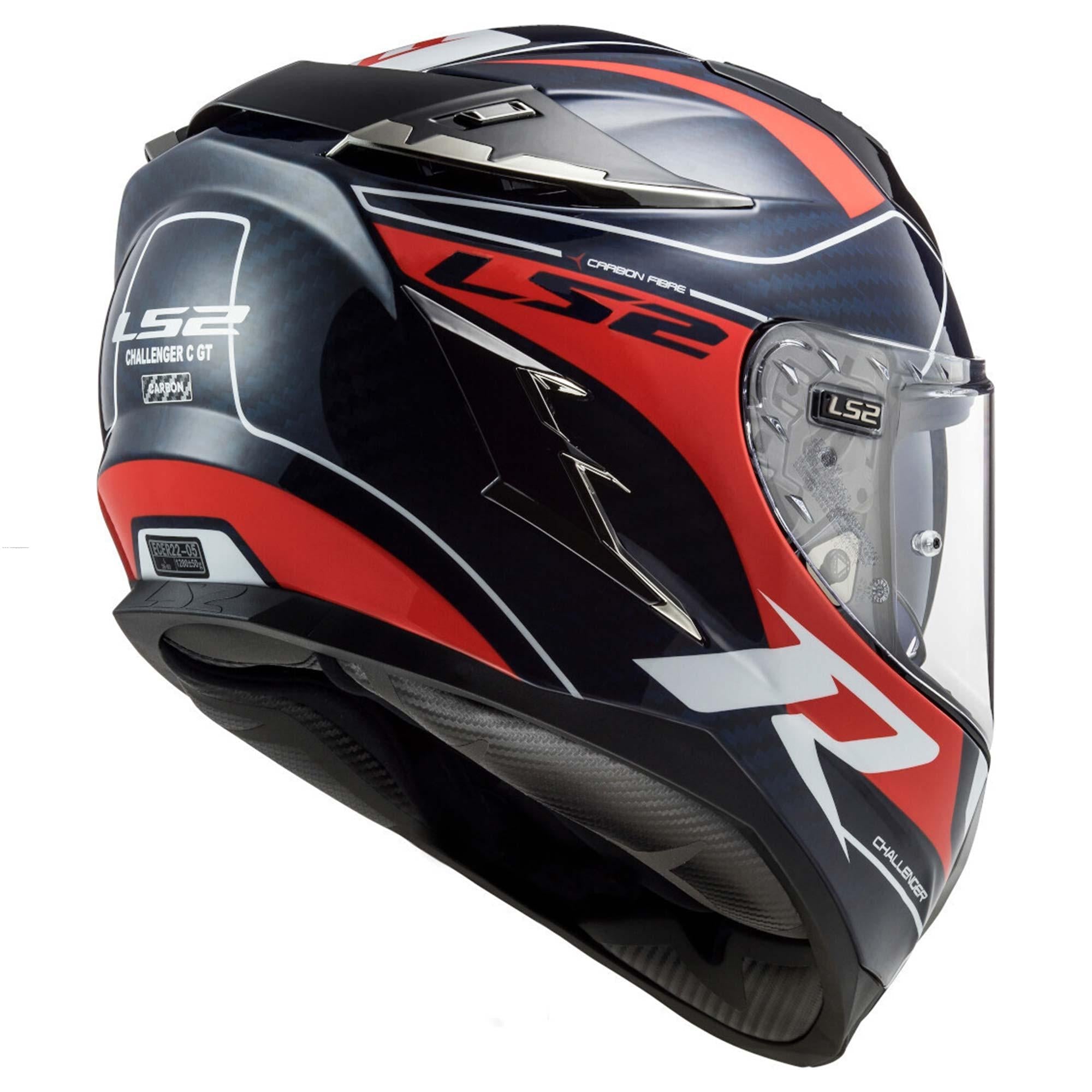 Casco Cerrado LS2 Challenger CT2 Grid Azul / Rojo FF327