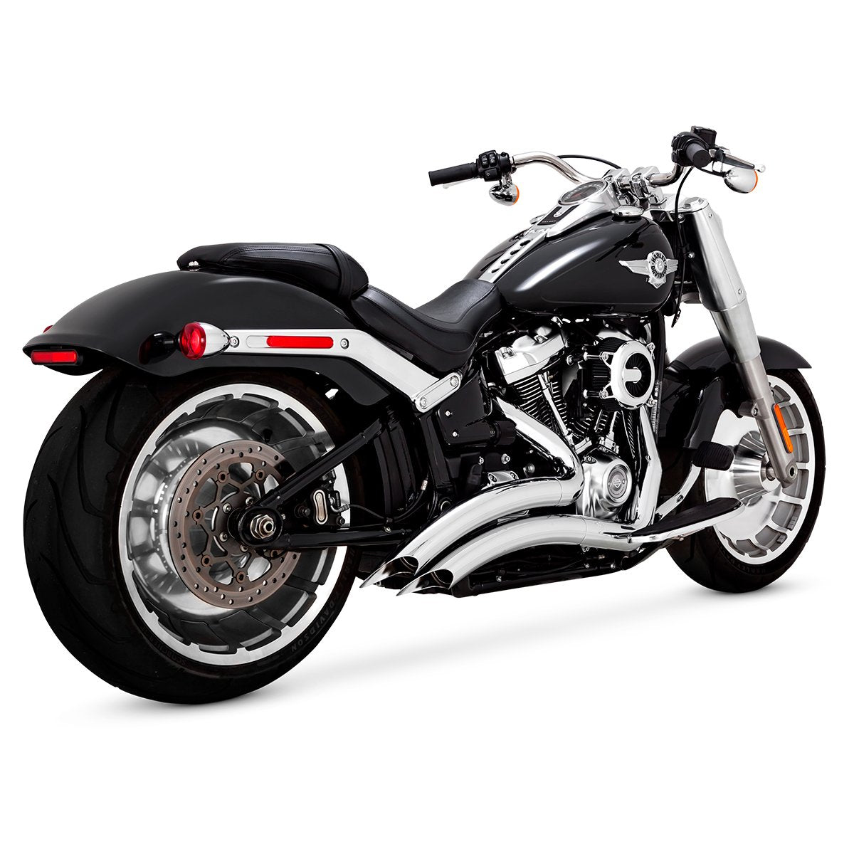 Escape Vance & Hines Big Radius 2 a 2 Cromo para Harley Davidson '18-'24 Softail Fat Boy / Breakout / FXDR (Sistema Completo)