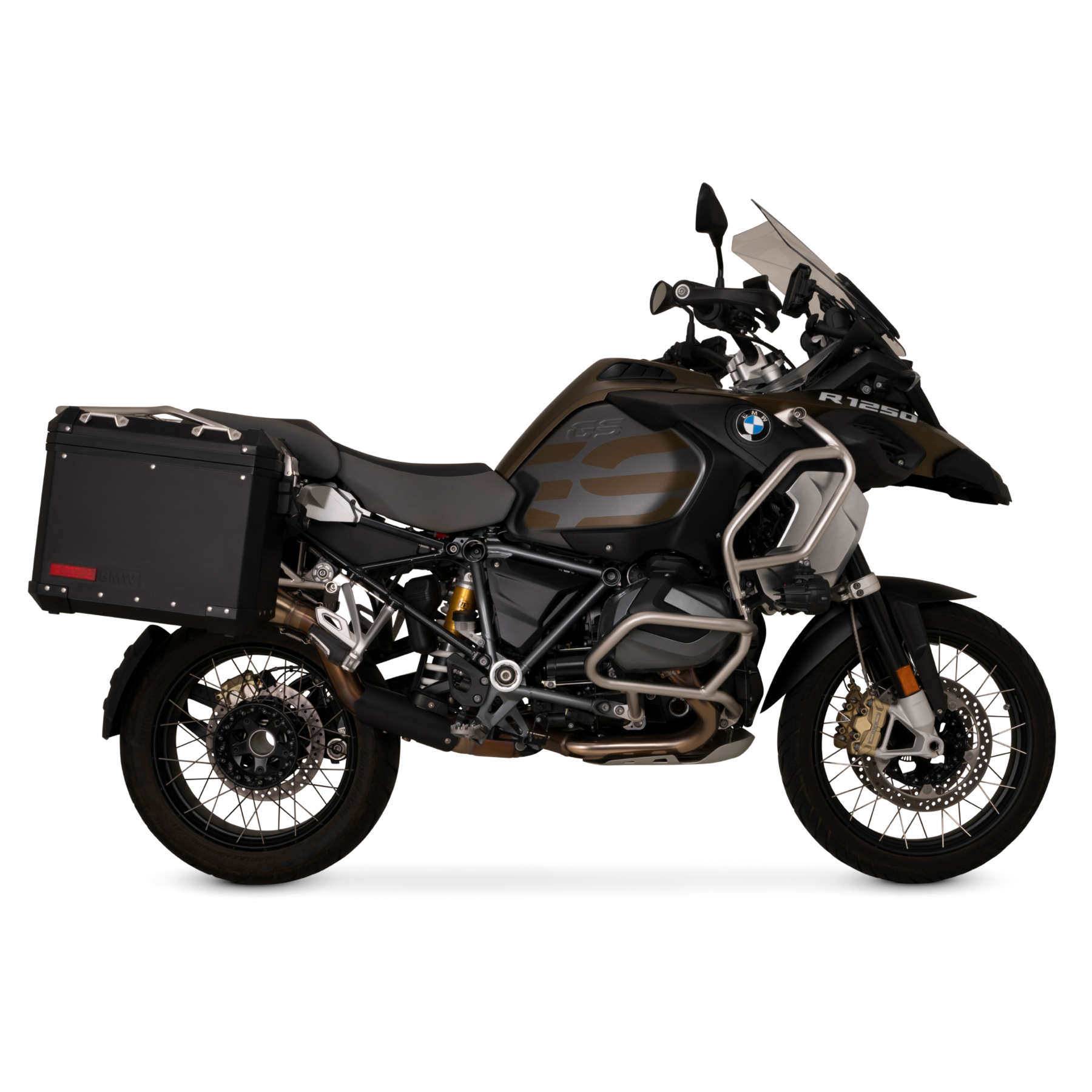 Escape Vance & Hines Adventure Hi-Output 500 para BMW '19-'24 R 1250 GS / GS Adventure (Cola)