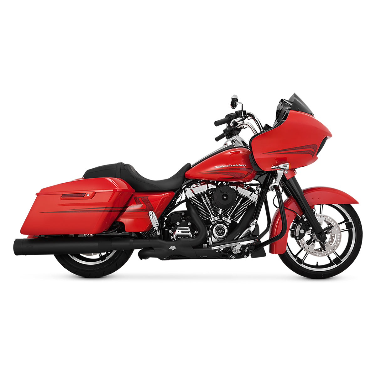 Escape Vance & Hines Power Duals Negro para Harley Davidson '17-'25 Touring (Headers)