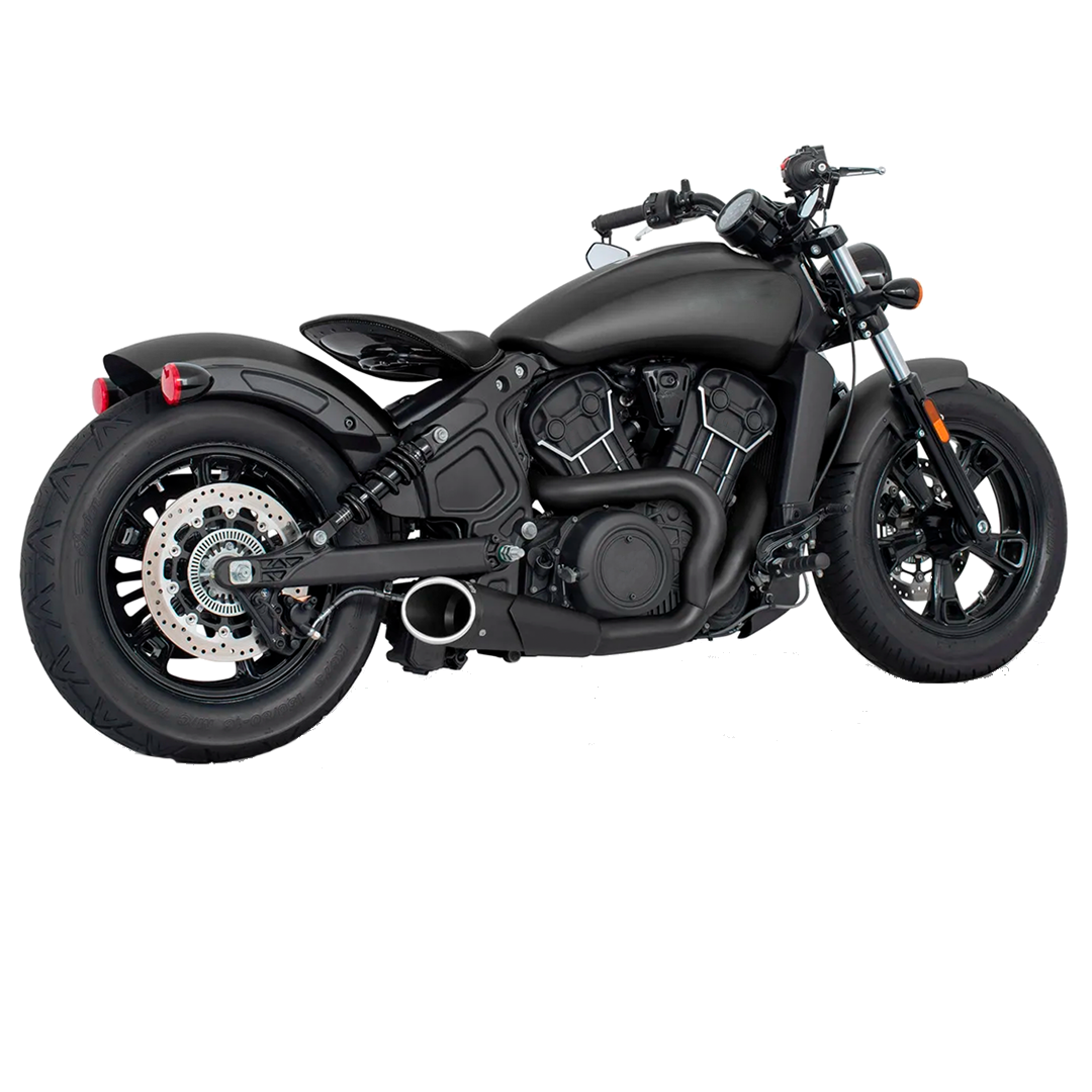 Escape Freedom Performance Combat Negro para Indian '14-'24 Scout / Rogue / Bobber / Sixty (Sistema Completo)