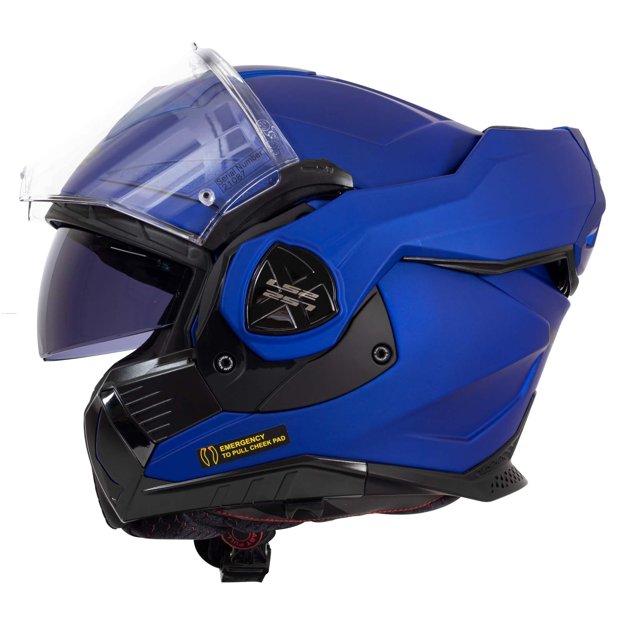 Casco Abatible LS2 Advant X Solid Azul Mate FF901