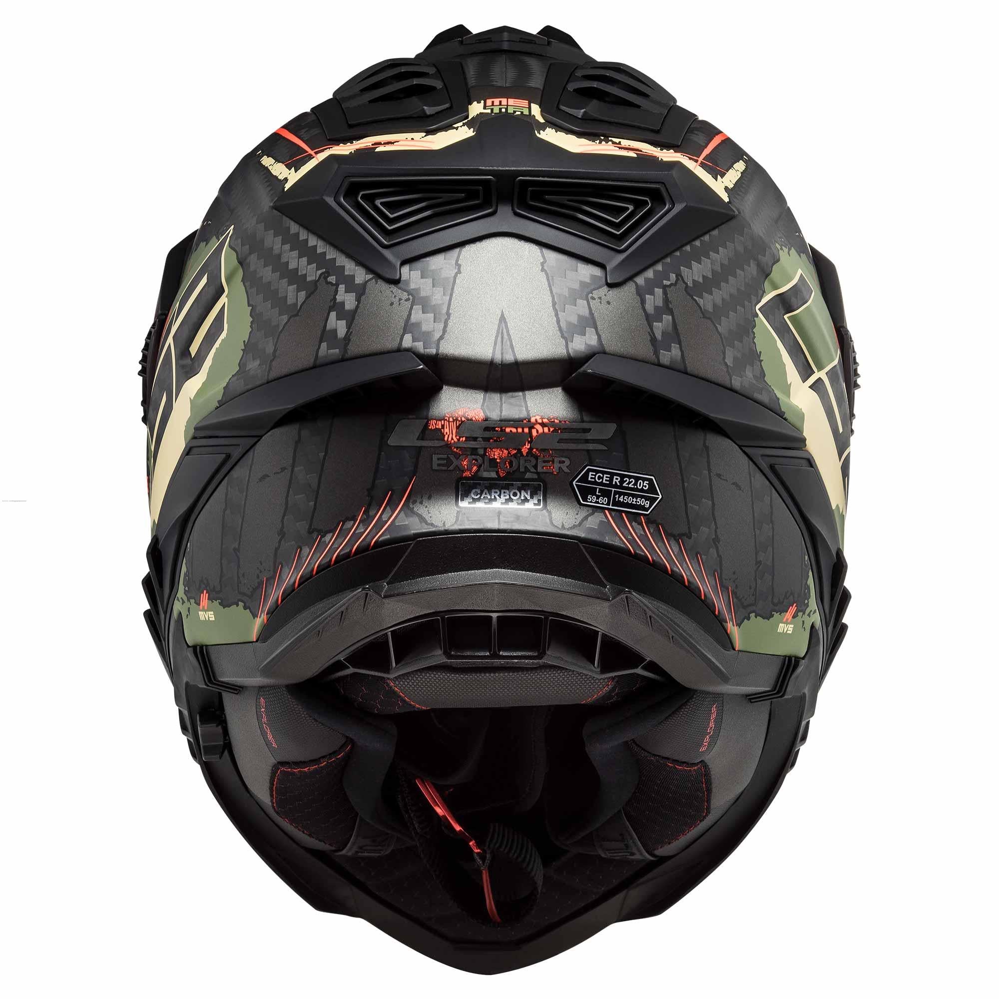 Casco Cross City LS2 Explorer Extend Verde Militar Mate MX701