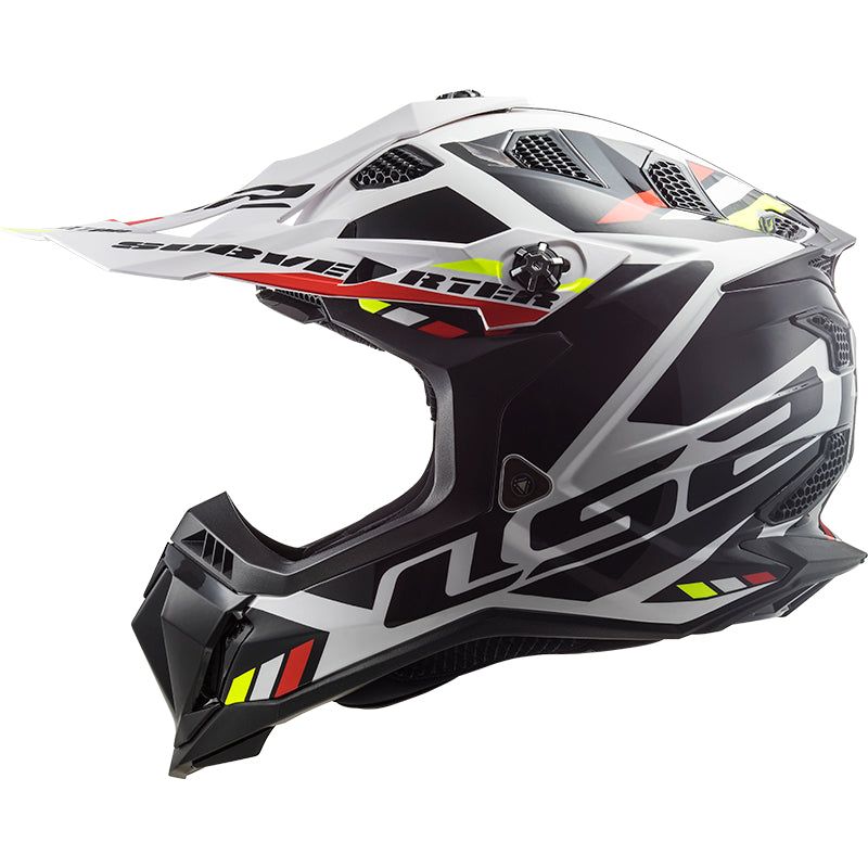 Casco Cross LS2 Subverter Stomp Blanco / Negro MX701