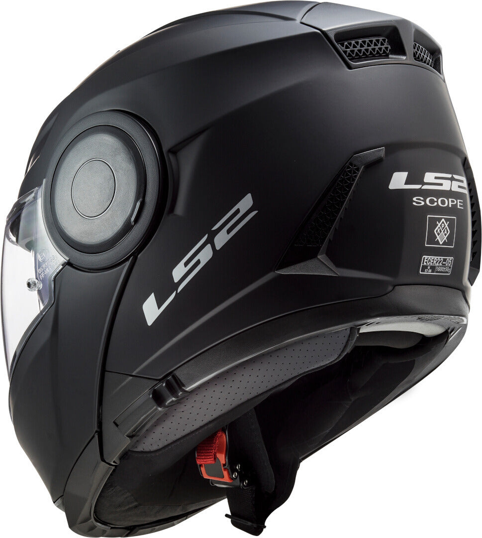 Casco Abatible LS2 Scope Solid Negro Mate FF902