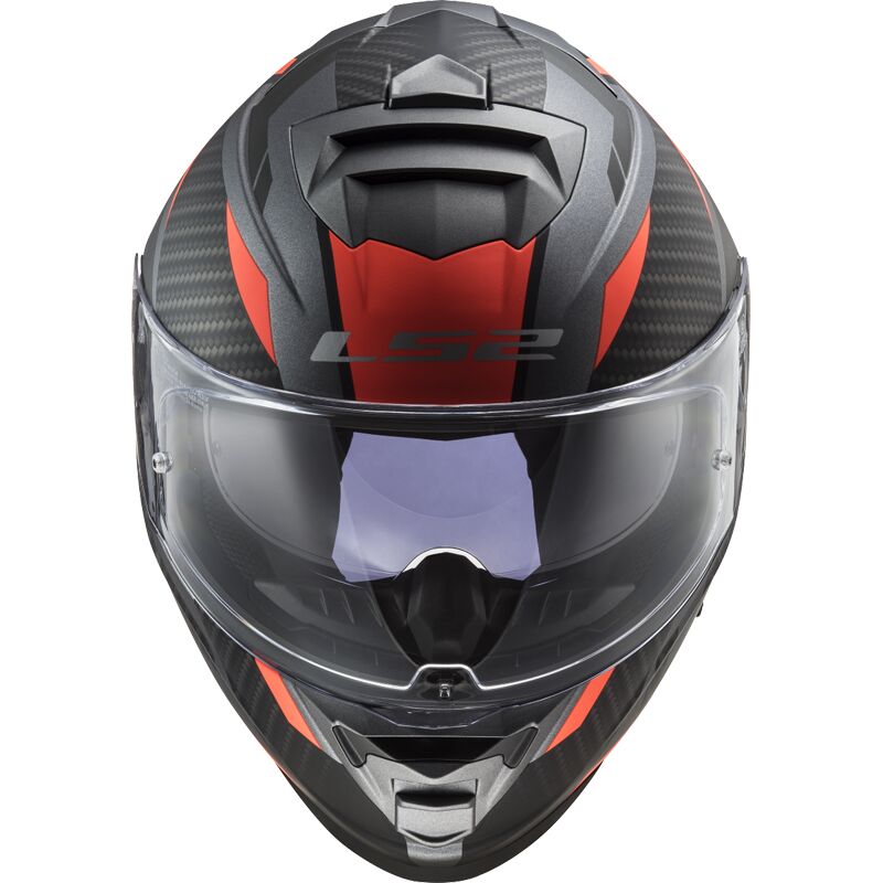 Casco Cerrado LS2 Storm II Racer Negro / Naranja FF800