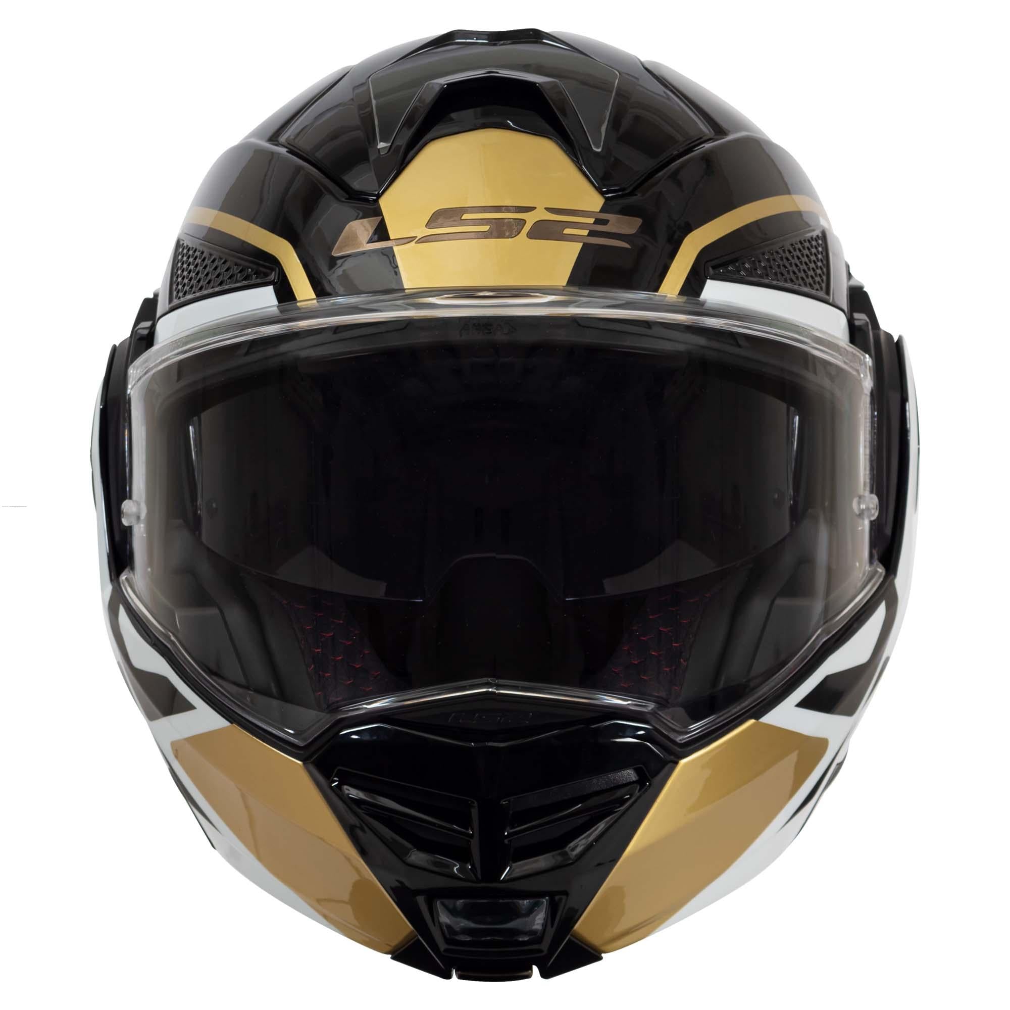 Casco Abatible LS2 Advant X Metryk Negro FF901