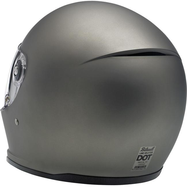 Casco Cerrado Biltwell Lane Splitter Helmet - Titanium Mate