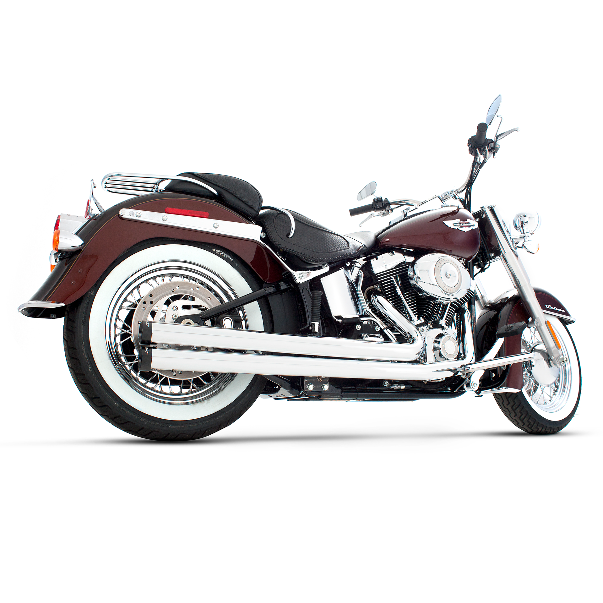 Escape Rinehart Racing 2 Into 2 Churchill Cromo para Harley Davidson ’86-’17 Softail (Sistema Completo)