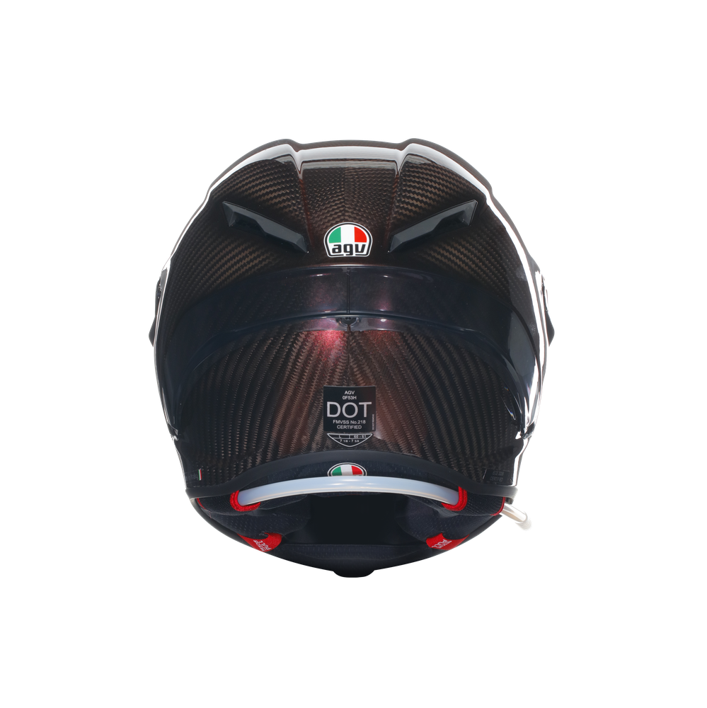 Casco Cerrado AGV Pista GP RR E2206 DOT Red Carbon