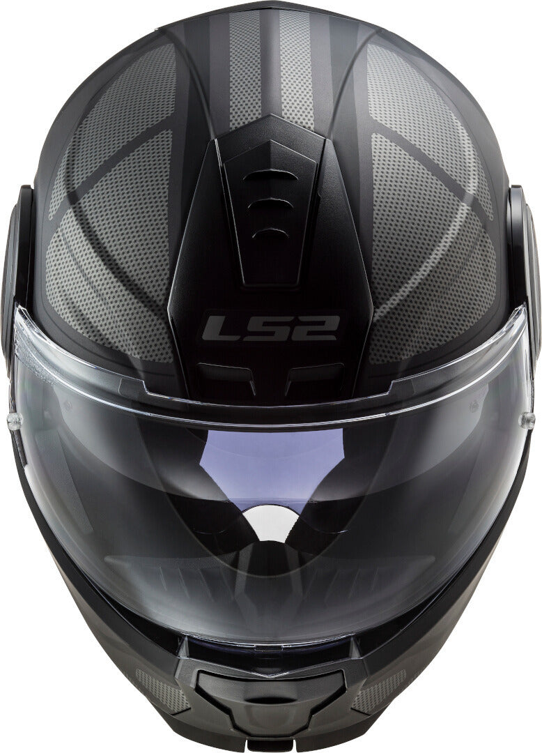 Casco Abatible LS2 Scope Axis Negro Titanium FF902