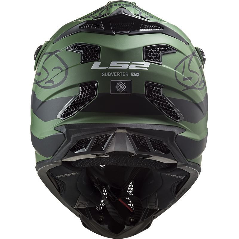 Casco Cross LS2 Subverter Cargo Verde Mate MX700