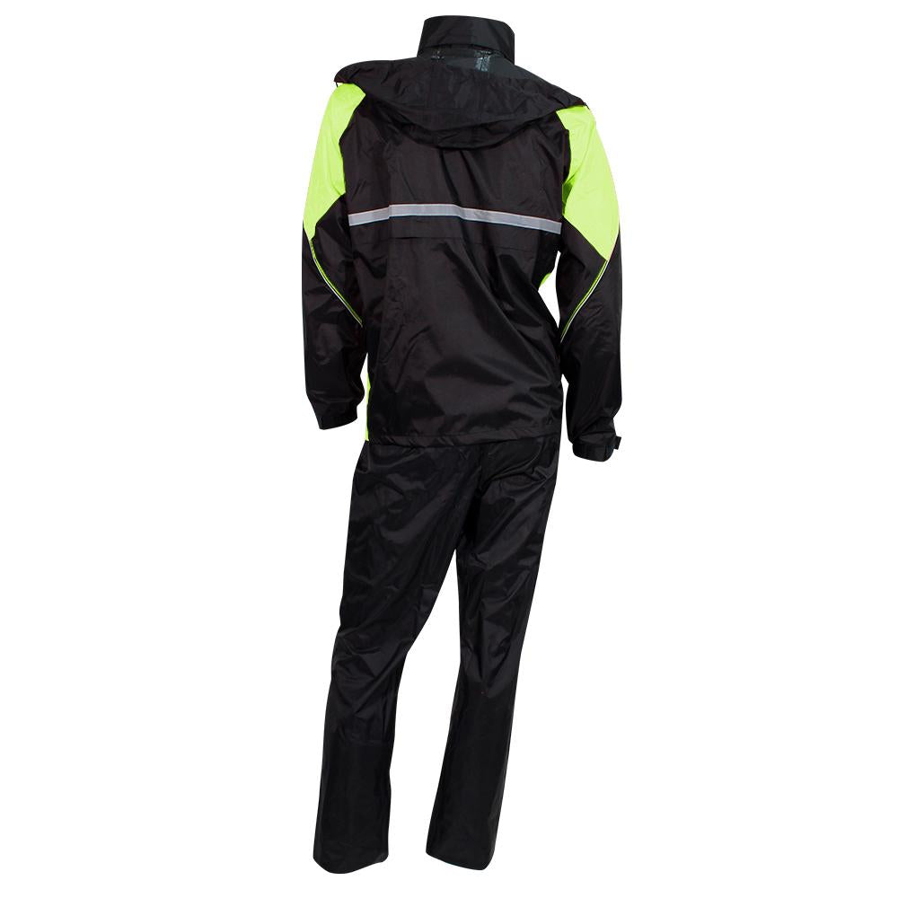 Impermeable R7 Racing Premium Negro & Amarillo