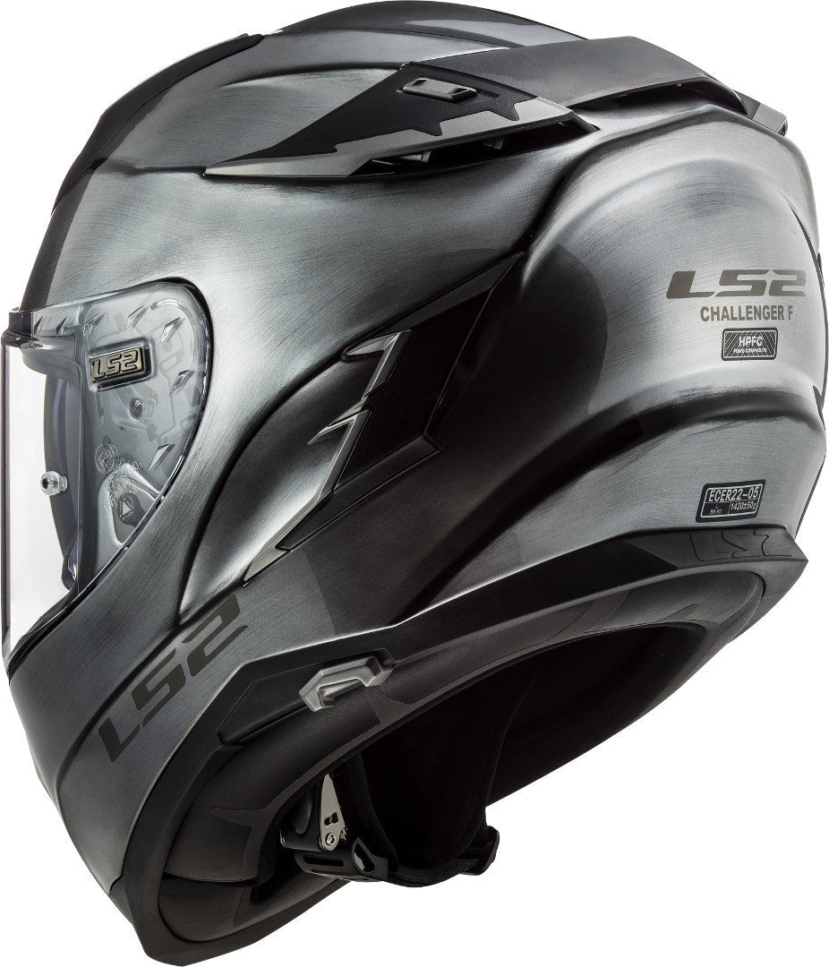 Casco Cerrado LS2 Challenger Jeans Titanium FF327