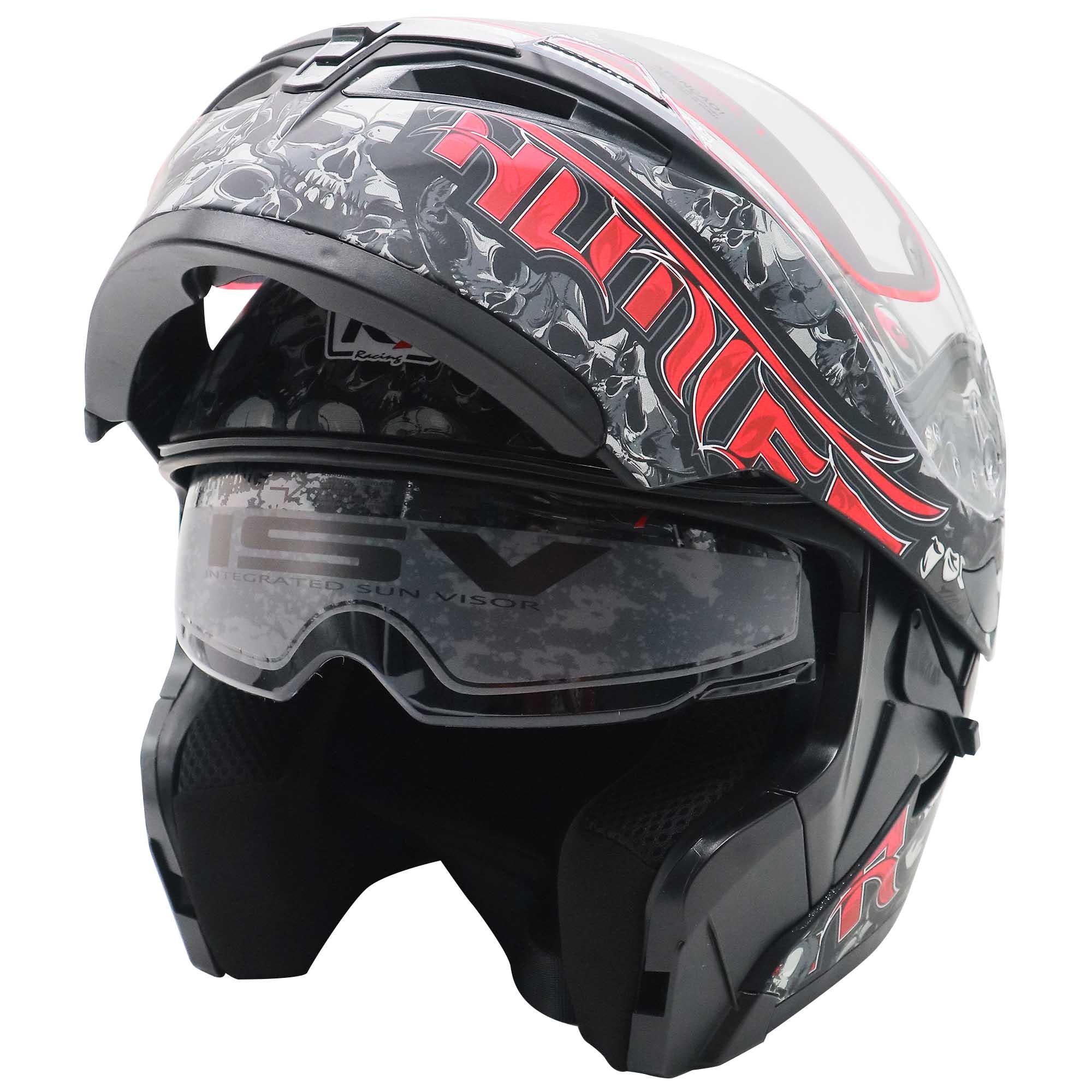 Casco Abatible R7 Racing Hunter Doble Mica DOT