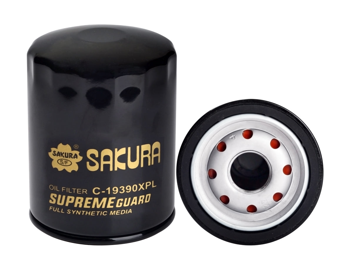 Sakura Filtro de Aceite C-19390XPL para Cadillac, Chevrolet,  Ford, Jeep Y Mitsubishi