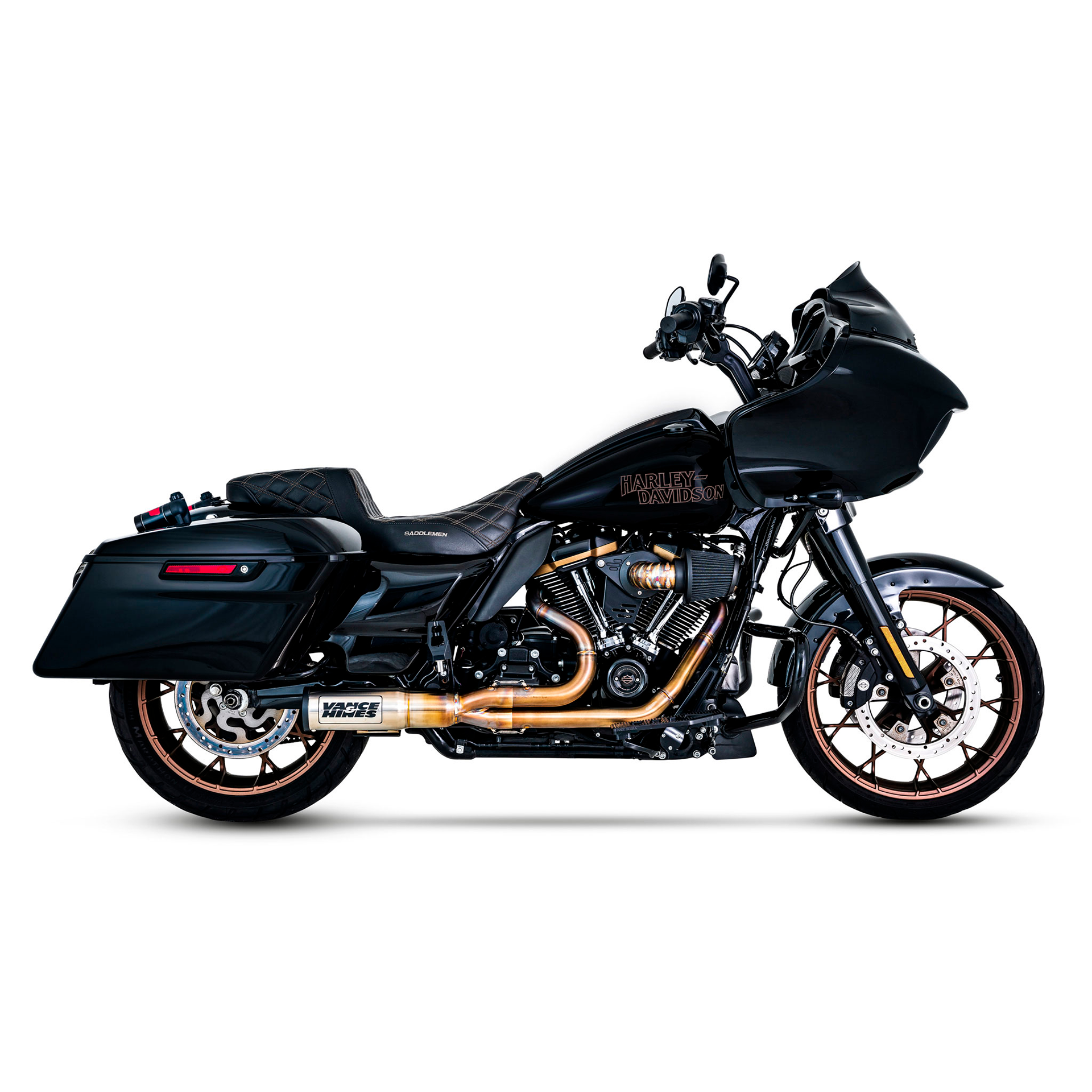 Escape Vance & Hines Hi-Output RR Acero para Harley Davidson '17-'24 Touring (Sistema Completo)