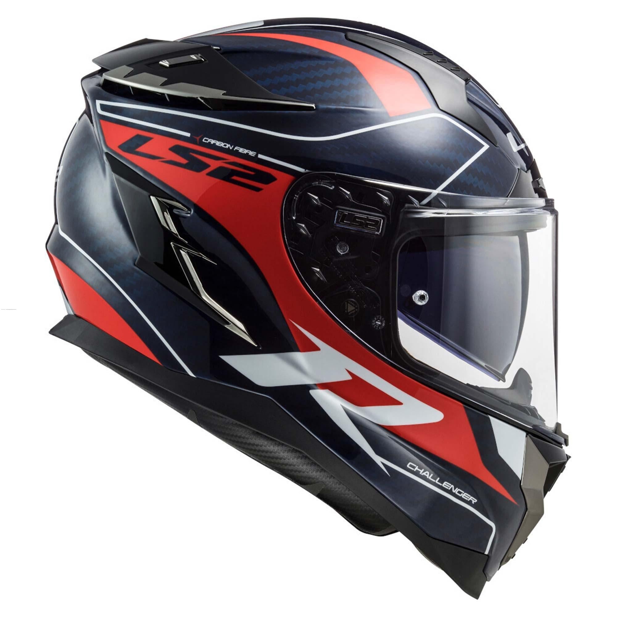 Casco Cerrado LS2 Challenger CT2 Grid Azul / Rojo FF327