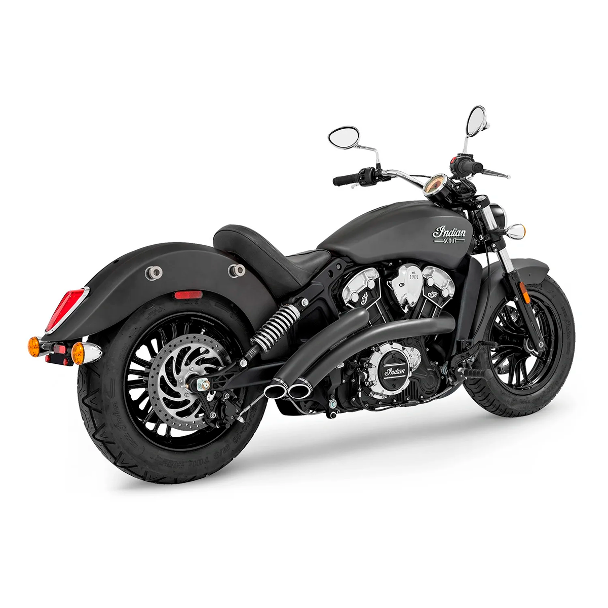 Escape Freedom Performance Radical Radius Negro para Indian '14-'24 Scout (Sistema Completo)