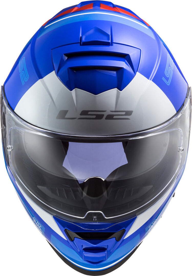 Casco Cerrado LS2 Storm II Slant Azul / Rojo FF800