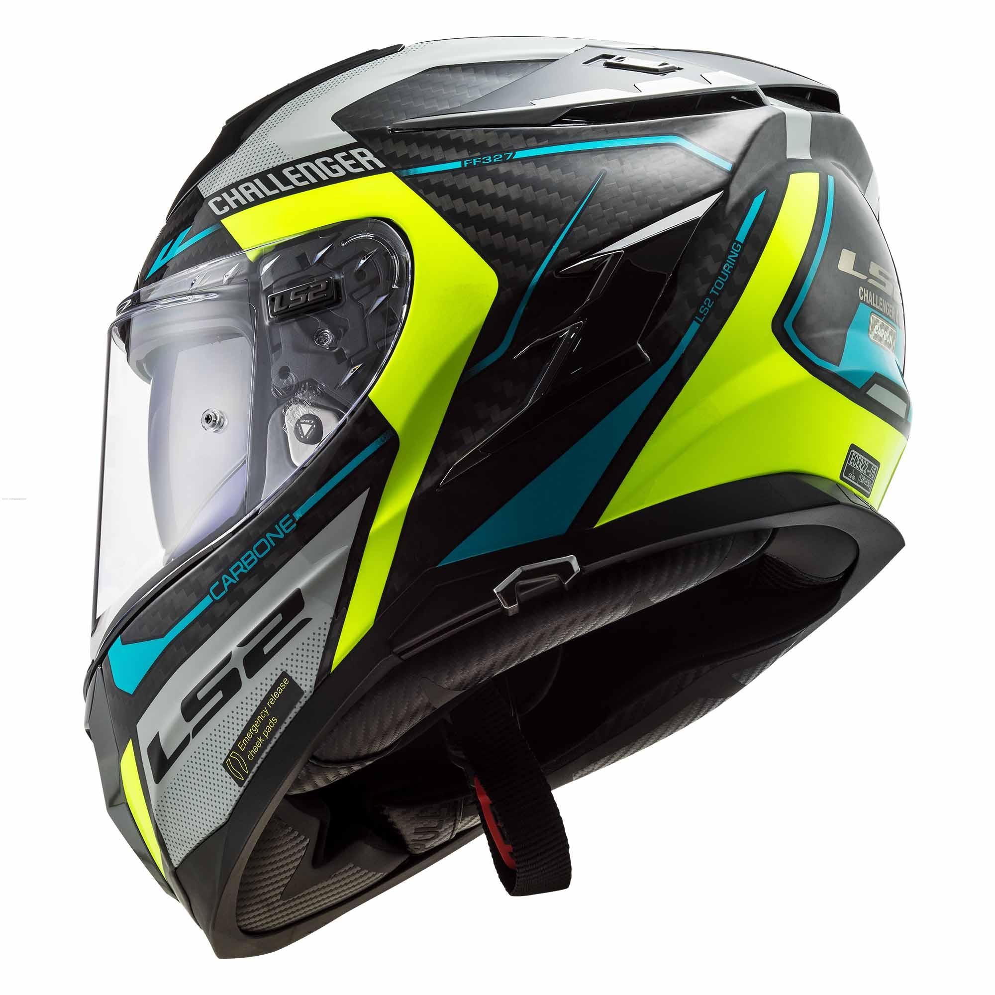 Casco Cerrado LS2 Challenger CT2 Thorn S Gris / Amarillo FF327