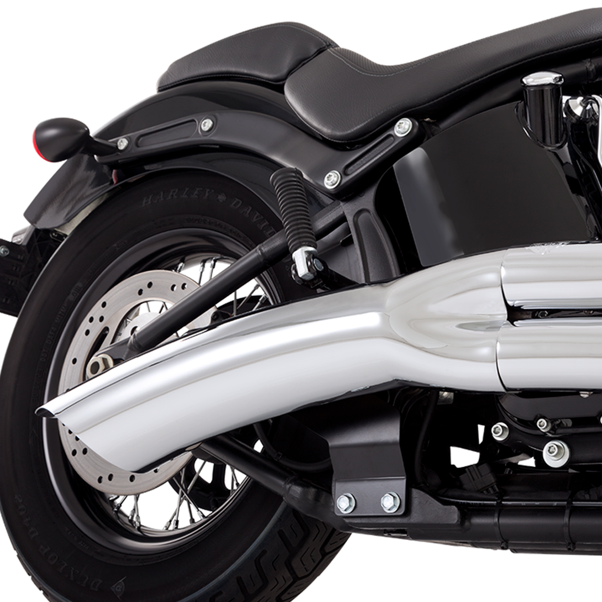 Escape Vance & Hines Big Radius 2 En 1 para Harley Davidson '86-'17 Softail Slim / Fatboy / Deluxe (Sistema Completo)