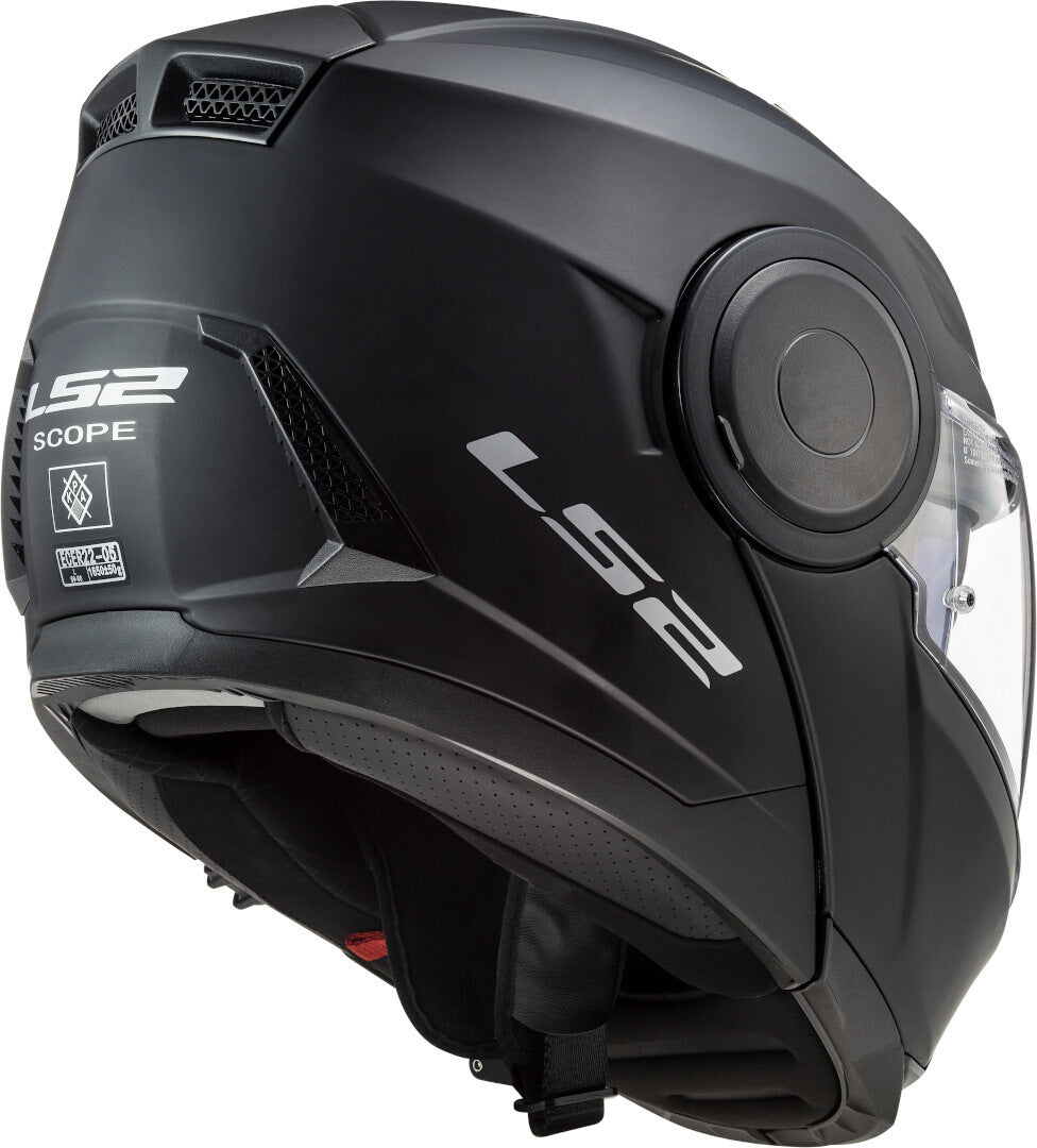 Casco Abatible LS2 Scope Solid Negro Mate FF902