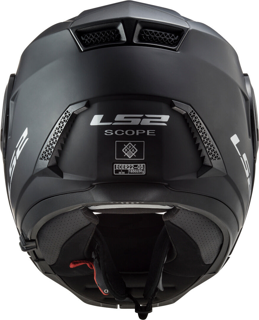 Casco Abatible LS2 Scope Solid Negro Mate FF902