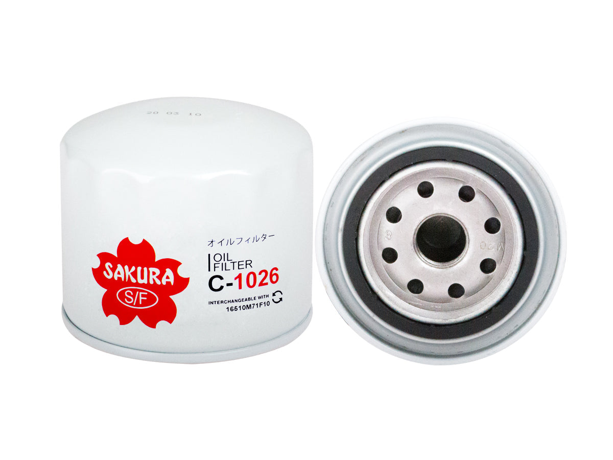 Sakura Filtro de Aceite C-1026 para Fiat '13-'16 Palio